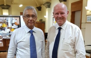 Alaion Saint Ange with Pravind Jugnauth wins Mauritius November elections TRAVELINDEX