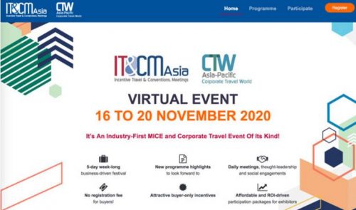 Virtual IT&CM Asia, CTW APAC Debut with New Features-TRAVELINDEX Virtual IT&CM Asia, CTW APAC Debut with New Features