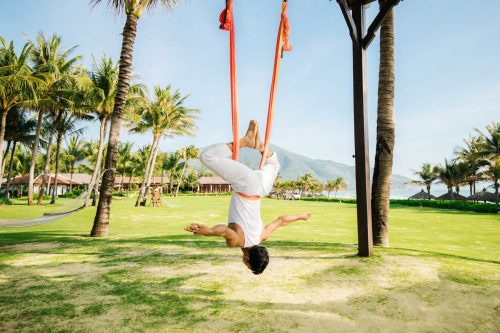 The Anam Lifts Guests to New Heights with Aerial Yoga - TRAVELINDEX