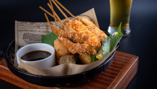 Cooling Tower Showcases Japanese Kushikatsu - TRAVELINDEX
