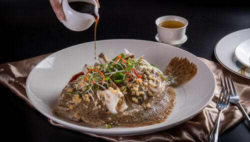 Wah Lok Dish of the Month Live Turbot from France - TOP25 Restaurants Bangkok