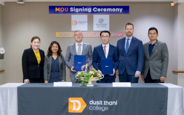 Dusit Thani College Signs MoU with Hotelschool The Hague - TRAVELINDEX